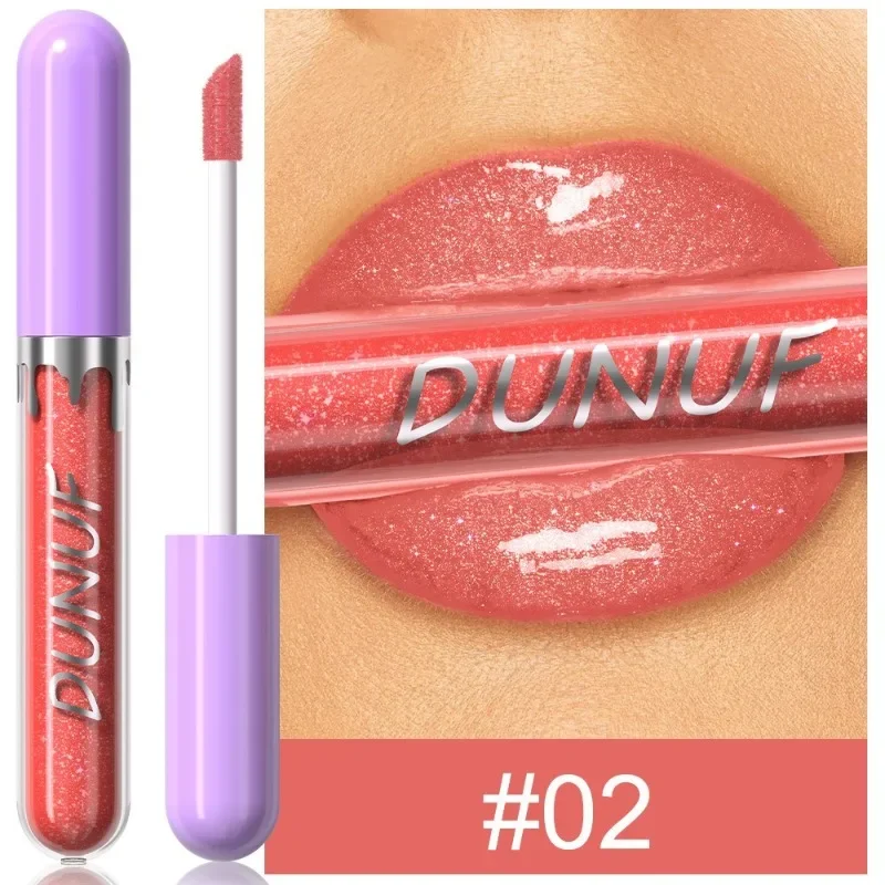 1pc Metallic Liquid Lipstick Long Lasting Glitter Lip Glaze Waterproof Moisturize Brown Lip Tint Shiny Shimmer Lipgloss Makeup — image 17