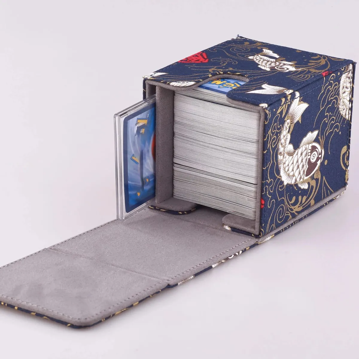 Deck Box for MTG Cards Trading Card Storage Box With Display Window Collectible Trading Card Cases Holds 120+ Sleeved Deck