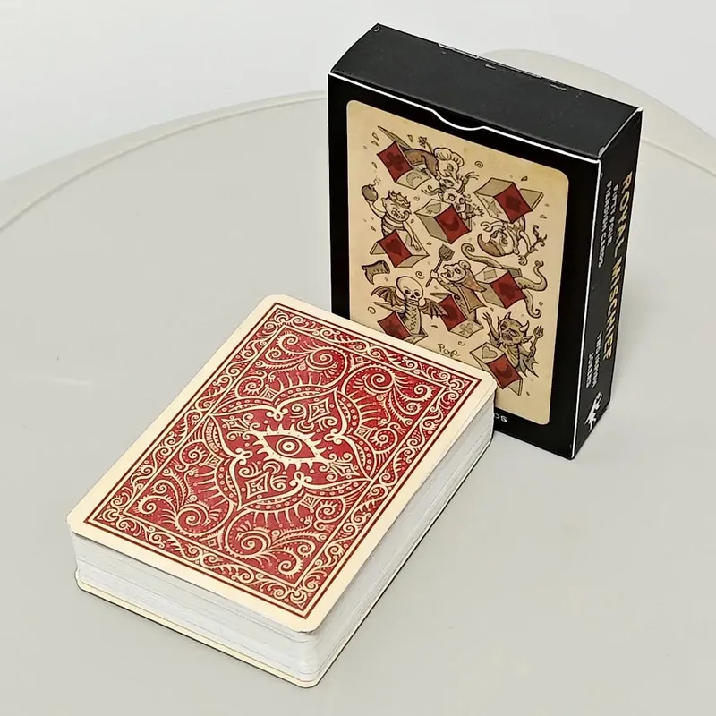 Royal Mischief Transformation Playing Cards 9*6cm 54 Pcs Poker Cards Full Set Oracle Deck Printed on Double Embossed Cardstock
