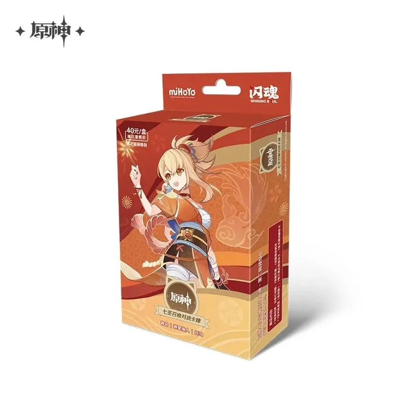 Original Genshin Impact Card Genius Invokation TCG Battle Card Hu Tao Raiden Shogun Anime Character Collection Card Kid Toy Gift — image 19