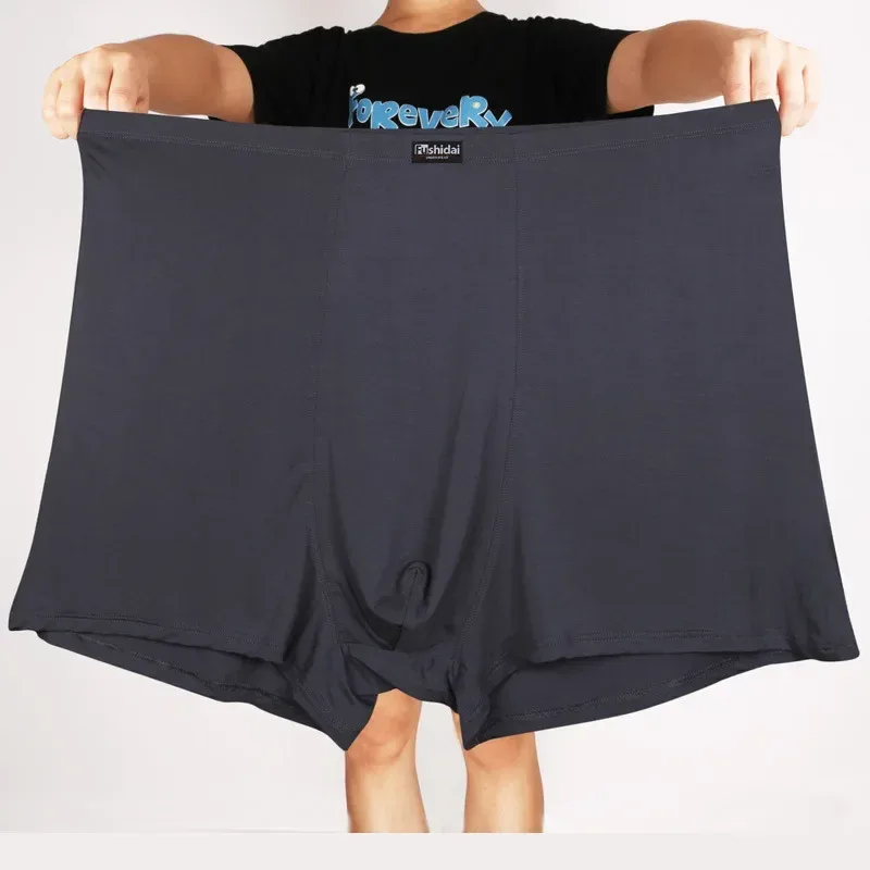 Boxershorts Mannen Modale Slipje 200KG Zacht 13XL Mannelijke Ondergoed Plus Size 12XL Jumbo Onderbroek Losse 9XL 5XL Rood Zwart grote Boxers