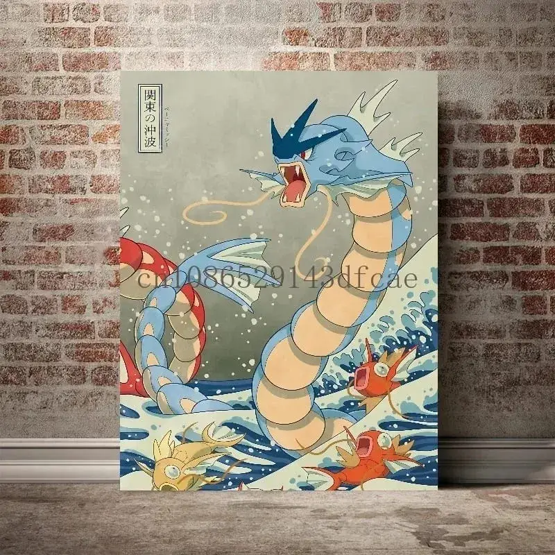 캔버스에 인쇄 포켓몬 Empoleon 벽 예술 홈 현대 거실 친구 선물 장식 그림 장식 미적 포스터 — image 9