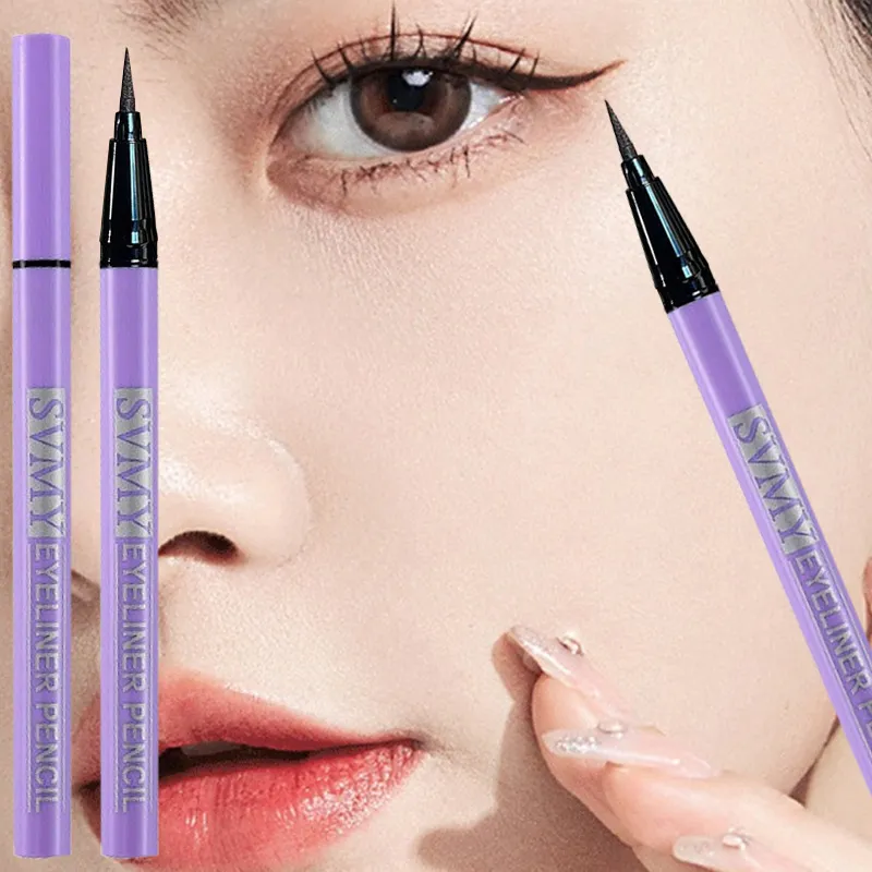 0.5mm Liquid Eyeliner Pen Quick Dry Long-lasting Waterproof Eyeliner No Blooming Brown Black Ultra-thin Liquid Eye Liner Pen — image 1