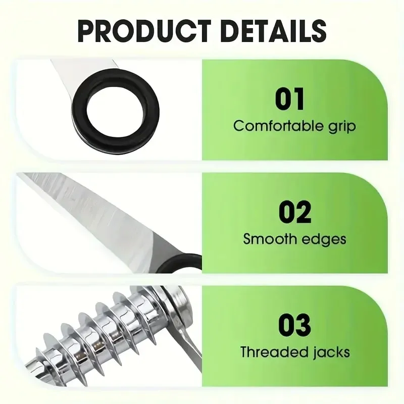 Manual Vegetable Spiral Cutter - Stainless Steel Handheld Slicer with Curved Design Suitable for Even Cutting of Potatoes — image 9