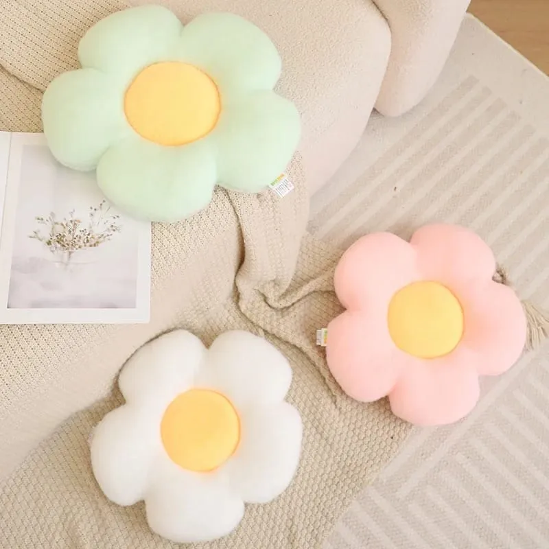 Candy Color Rainbow Cloud Star Moon Plush Pillow Stuffed Soft Flower Toy Throw Pillow Cushion Home Sofa Decor Gift for Friend — image 6