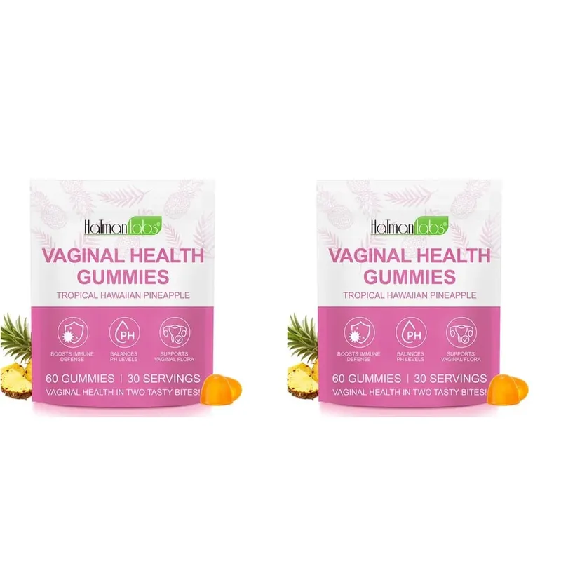 HolmanLabs Vaginal Health Gummies avec vitamine C et probiotiques soutiennent la flore vaginale aide à équilibrer les niveaux de pH 60 Gummies — image 9