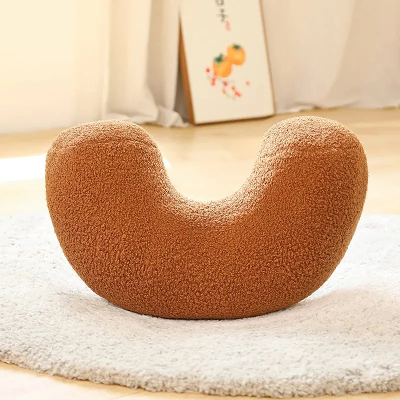 INS Popular Plush Yellow Moon Ball Shape Cushion Stuffed Donut Twist Bar Throw Pillow Home Decoration Room Pillow Birthday Gift — image 19