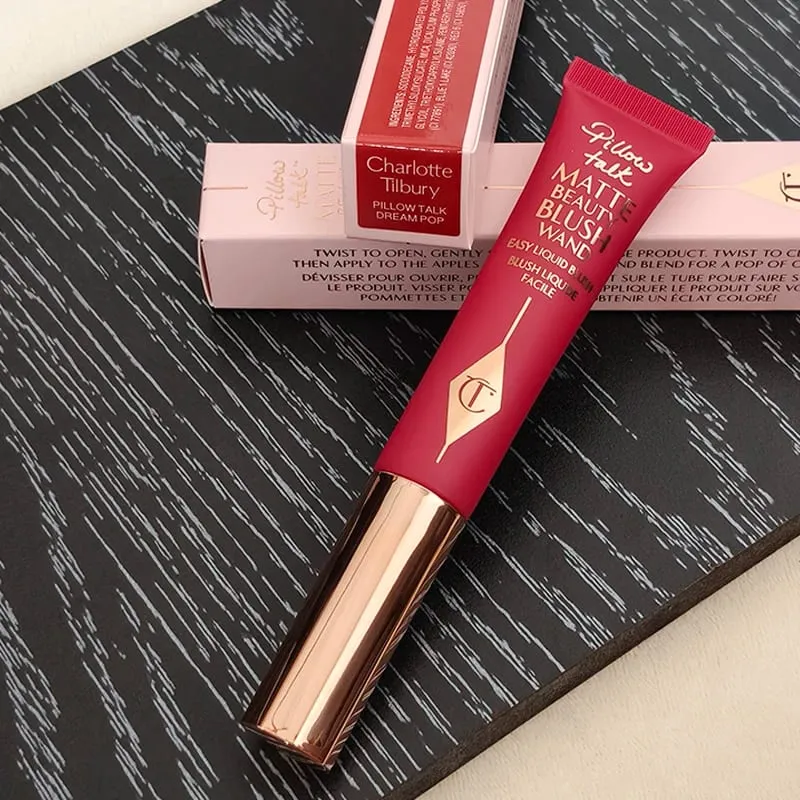 New Charlotte Tilbury Two Color Heart Shaped Powder Blusher Setting Spray Oil Control Powder Blusher Air Cushion Pen Cosmetic — image 12