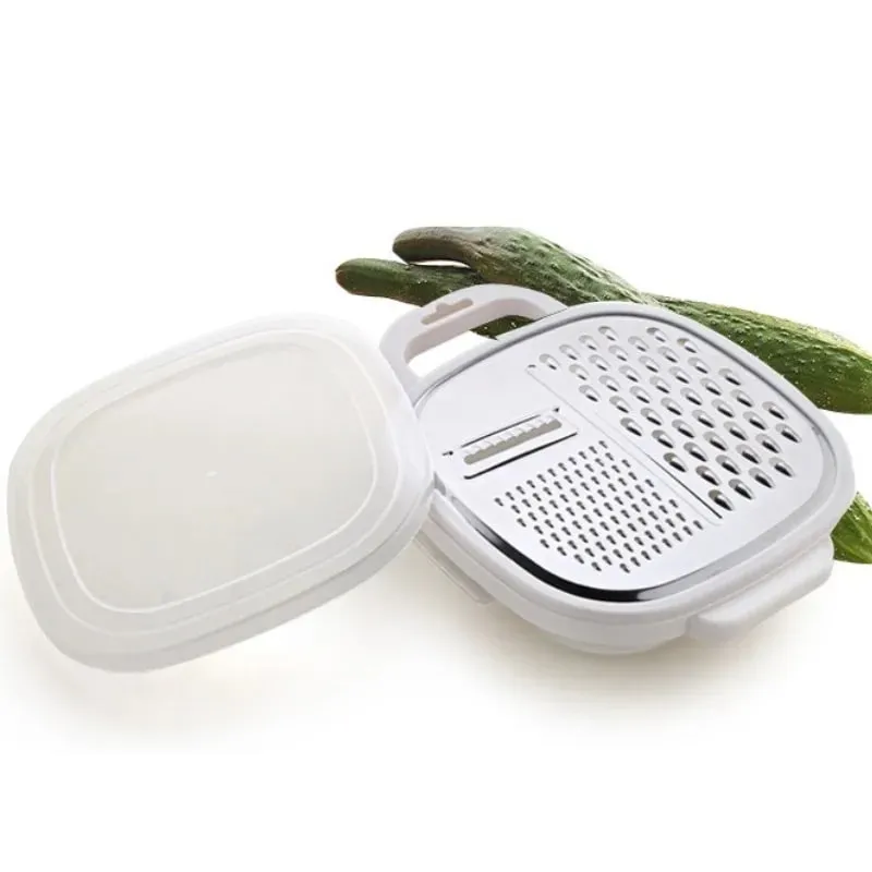 4-in-1 Plastic Manual Vegetable Chopper Slicer Cheese Carrot Shredder Potato Grater French Fry Cutter Kitchen Fruit Accessories — image 5