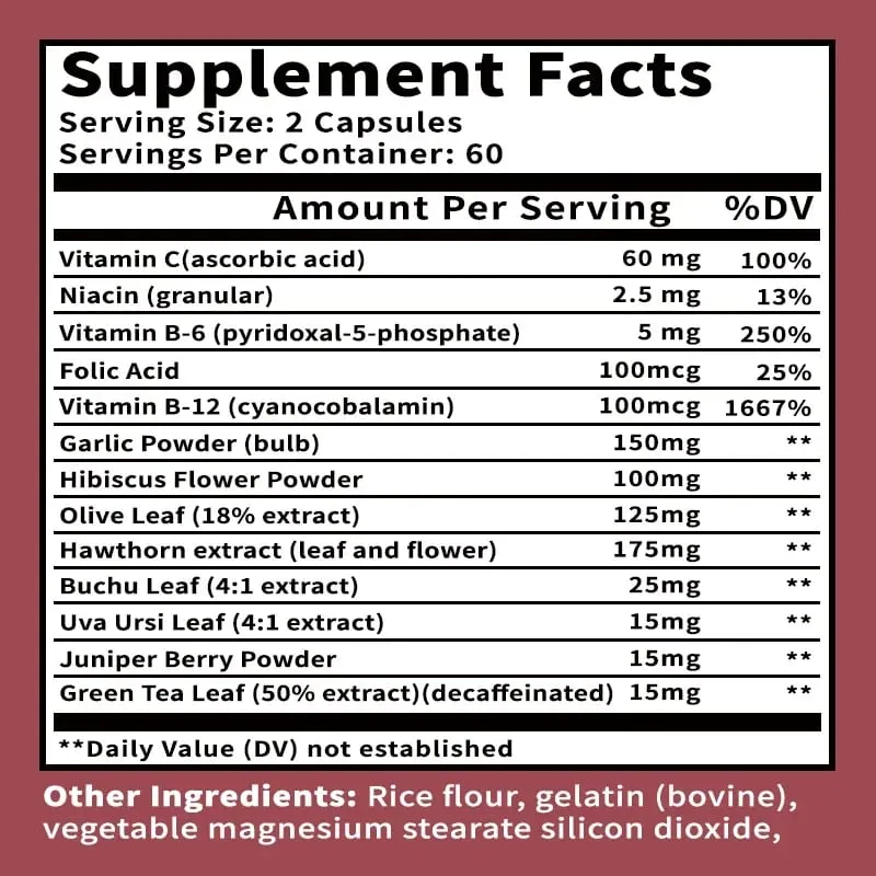 Blood Pressure Supplement - Supports Balanced Blood Pressure Levels and Promotes Heart and Brain Health — image 2