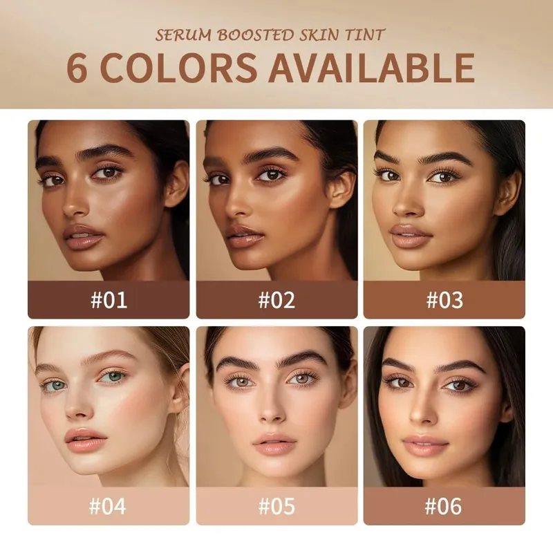 2pcs Foundation Tint Stick & Setting Powder Cosmetics Kit Coverage Even Skin Long Lasting Oil Control Matte Makeup Kit — image 5