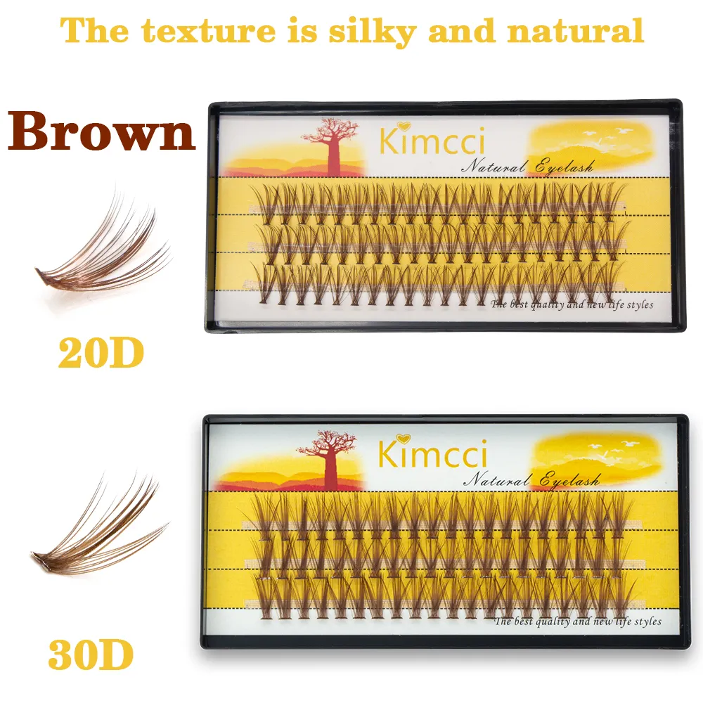 20D/30D Mink False Eyelashes Natural Soft Long Individual Cluster Eyelash Extension Professional Makeup Faux Eye Lashes