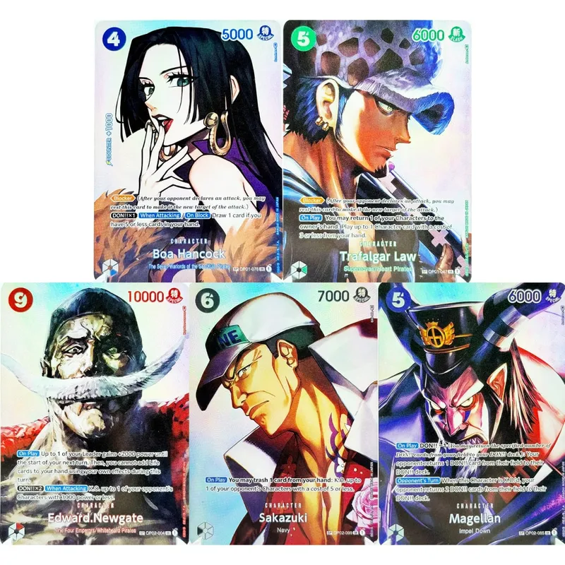 Komplet sæt One Piece Card Game SP sjældent kort komplet samling Højkvalitets DIY Replica Anime Foil Proxy Card [engelsk/japansk]