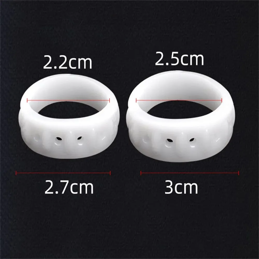 2Pcs Penis Rings Foreskin Corrector Resistance Ring Delay Ejaculation Couple Cock Rings Adult Game Shop Sex Toys For Men — image 6