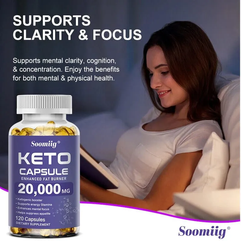 Keto BHB & Apple Cider Vinegar Supplement Capsules Weight Management Cleansing Detox Fat Burning Appetite Suppressant NON-GMO — image 4