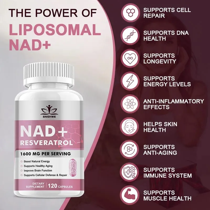 NAD+ Supplements - Anti-Aging Cell Booster Supports Natural Energy - NAD+ Booster Strengthens The Immune System — image 5
