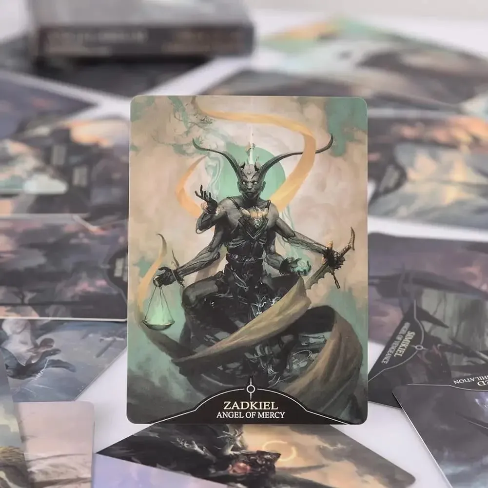 Angelarium Oracle Of Emanations Card Games 33pcs English Version board games