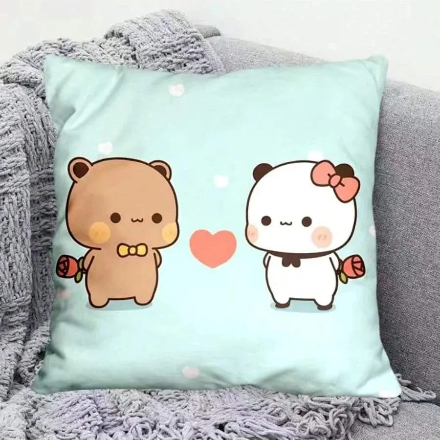 Yier Panda Cute Throw Pillow Bubu Dudu Cartoon Square Pillows Kawaii Anime Soft Waist Sofa Cushion Car Home Bedroom Decoration — image 15