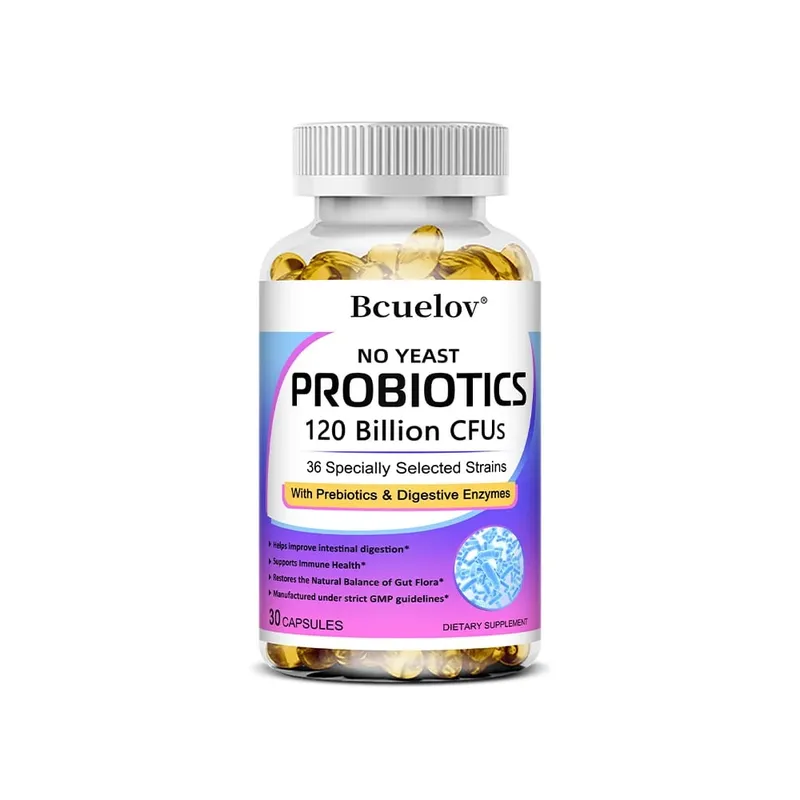 Premium Probiotics with Prebiotics and Digestive Enzymes To Aid Digestion and Boost The Immune System - 120 Capsules — image 8
