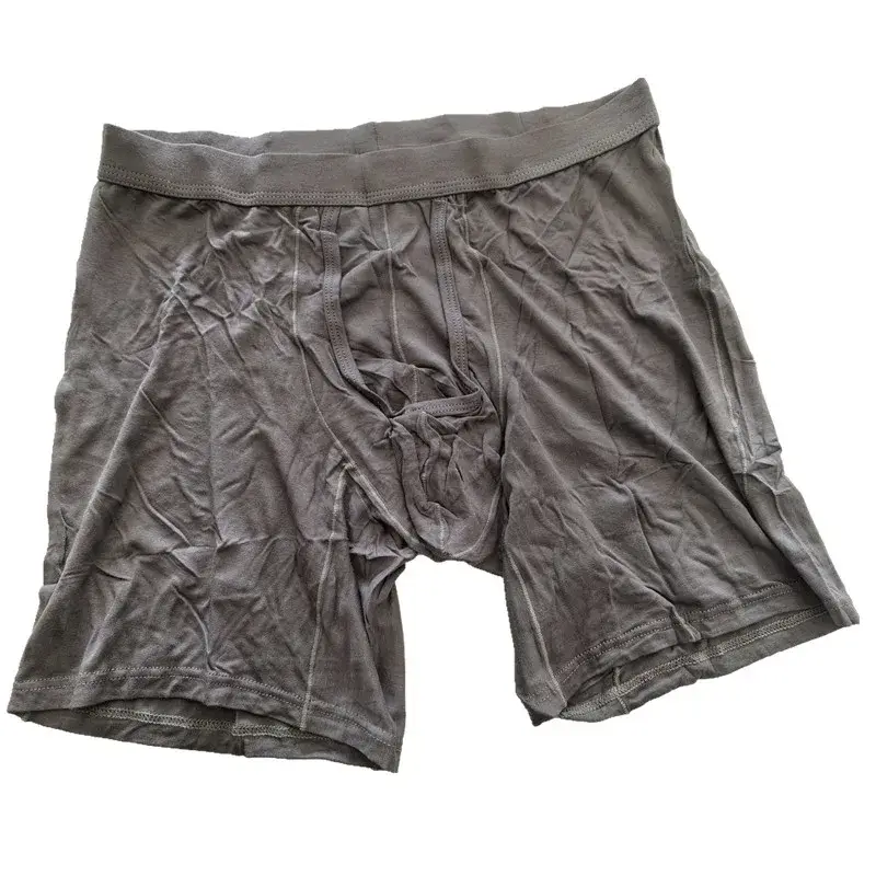Mens Underwear Modal Boxers Shorts Homme Solid Panties Breathable Separation Bullet Pouch Long Leg Underpants Large Size XL-6XL — image 1