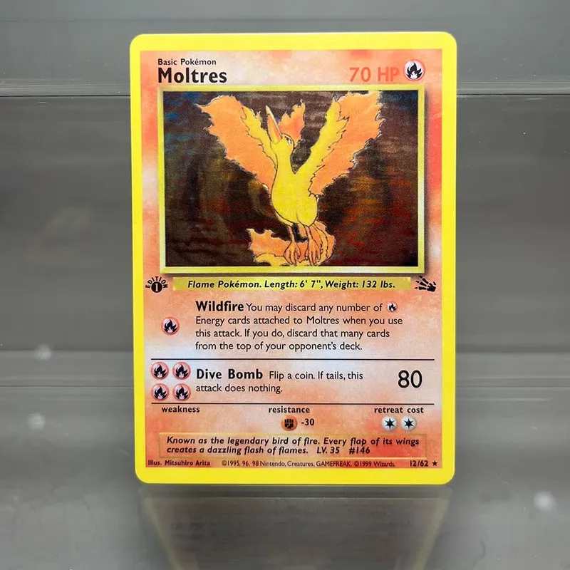PKM Fossil/Base Set PROXY Cards Charizard Venusaur Blastoise Game Collection Cards Game Toys Card Hobbies — image 16