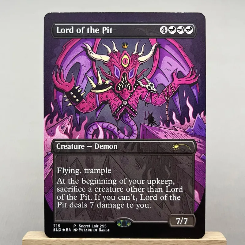 SLD HOLO2-01 TCG Cards for Home Play Proxy Lord of the Pit Ritual Mana Confluence Skullclamp Sliver Legion — image 7
