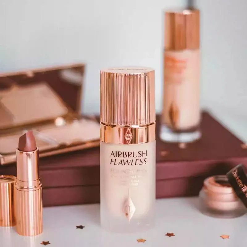 Charlotte Tilbury CT Makeup Set Base Makeup Antioxidant Powder Smooth Fine High Waterproof Skin-nourishing Essence Foundation — image 3