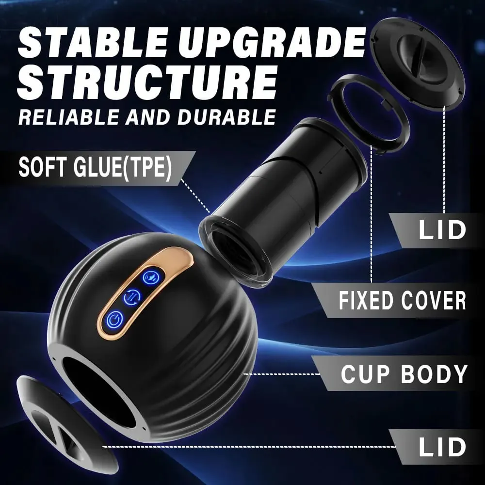 Telescopic Rotation Male Masturbator 3D Realistic Sleeve Vagina Masturbation Equipment Sex Toys for Men Automatic Mastubator
