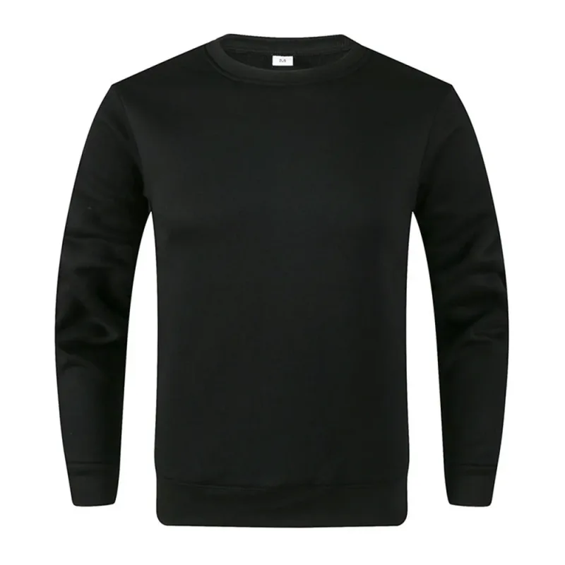 Men's Basic Pullovers Casual Sweatshirts for Men Women Solid Color Spring Autumn Hoodie Sports Long Sleeve Sweatshirt Techwear — image 1