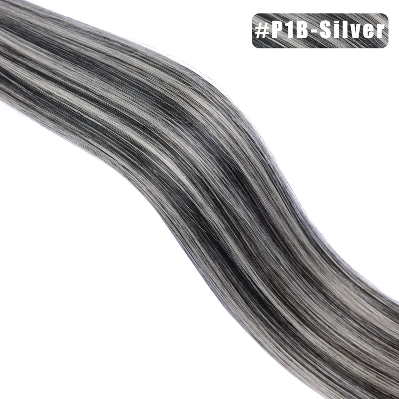 1g/s 100Strands Real Human Hair Nano Ring Hair Extensions Machine Remy Pre-Bonded Straight Micro Beads Nano Tip 16''-24'' — image 14