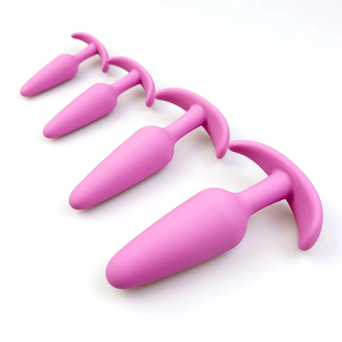 Quatre tailles différentes de bouchons en silicone, massage de la Prostate, dilatateurs anaux, masturbation pour adultes, santé sexuelle, jouet sexuel pour couples adultes — image 2