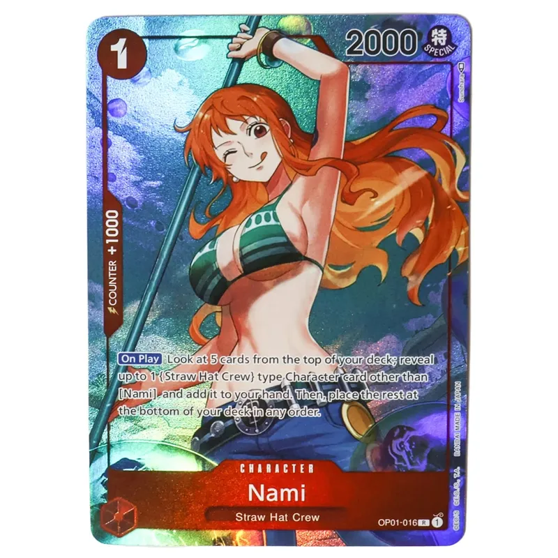 One Piece Game Cards Monkey.D.Luffy Nami Zoro Chopper. Frosted Laser Cards Blue Core Cards.OPCG Used For Game Card Collection. — image 13