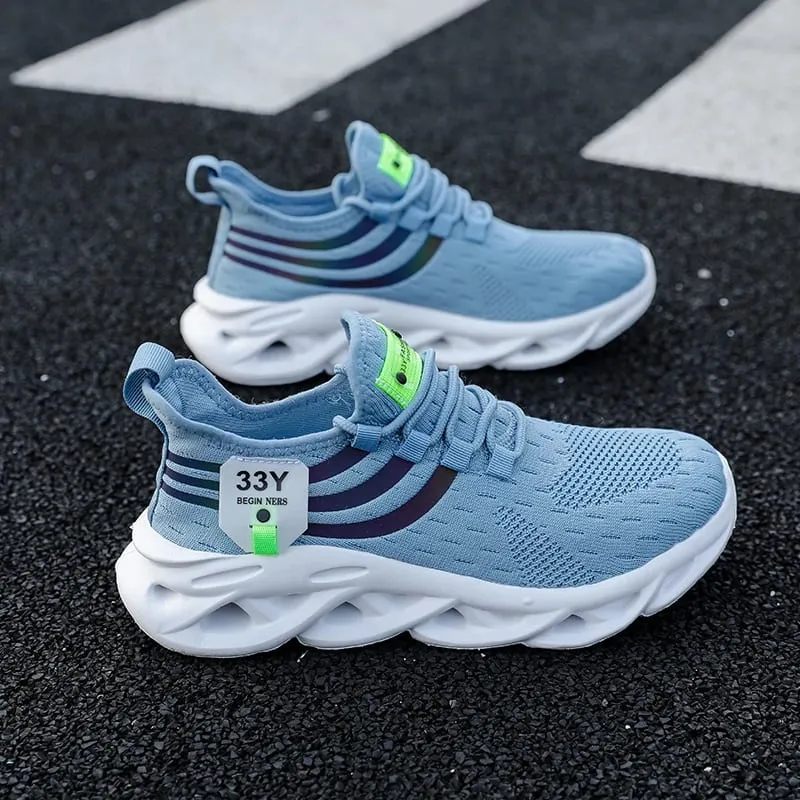Casual Men Mesh Comfort Breathable Sneakers Jogging Soft Sole Anti Slip Versatile Tennis Vulcanized Shoes Tenis Masculino 2024 — image 8