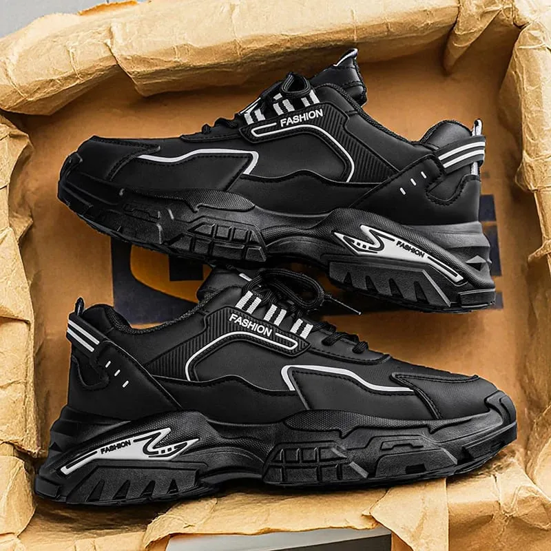 Men Travel Casual Sneakers Simple Elegant Style Lightweight Flexible Sole Breathable Anti Slip Daily Outdoor Running Sports Shoe — image 3
