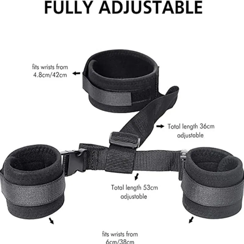 No Vibrator Bdsm Bondage Set Restraint Adult Game Handcuff Neck Collar Wrist Mouth Gag Strap Fetish Sex Toys For Woman Couples — image 6