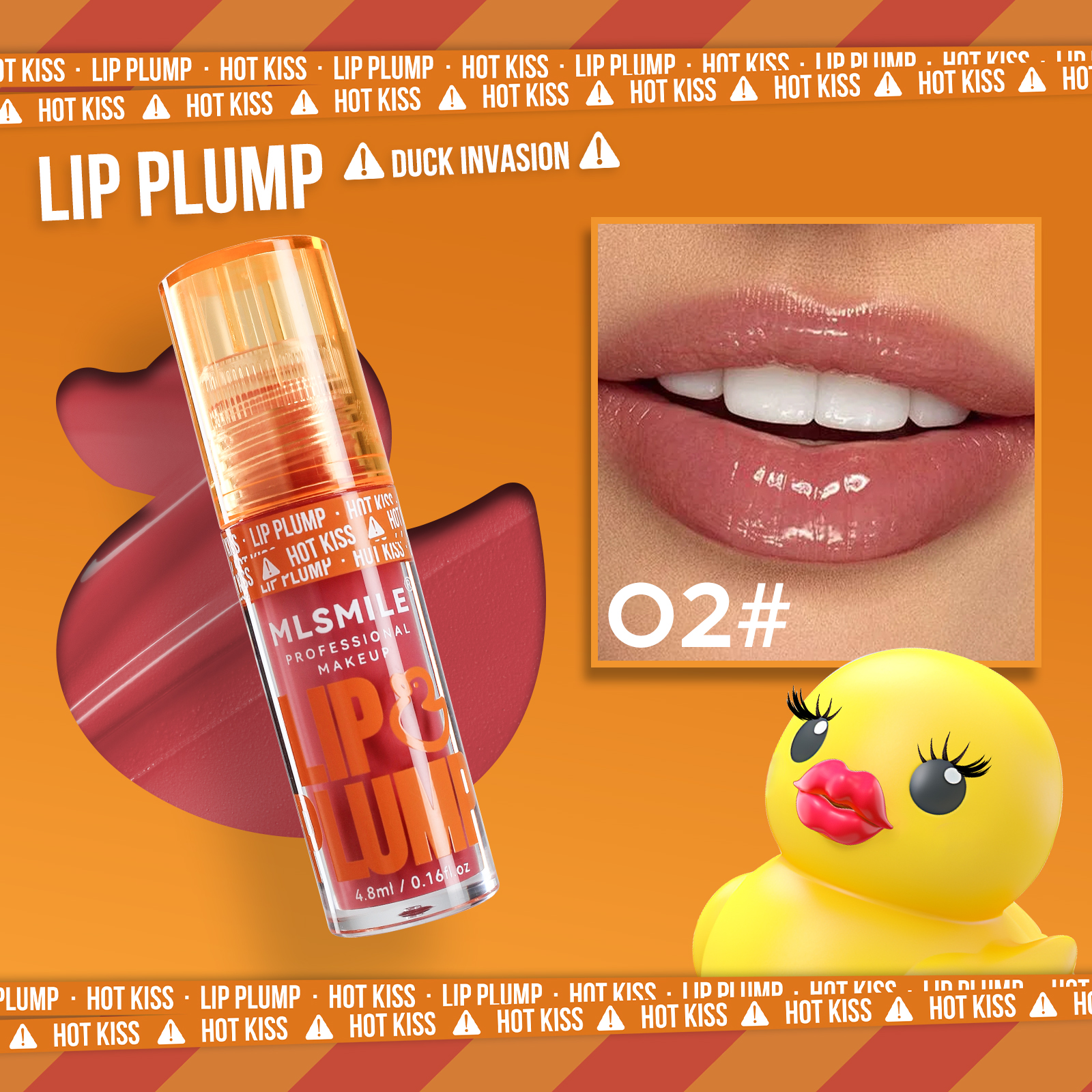 Duck Lip Plump Lip Oil Moisturizing Lip Gloss Mirror Water Nature Long-Lasting Gloss Pearl Lip Glaze Set — image 7