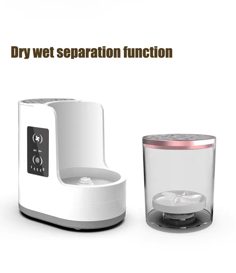 High-end 3 in 1 USB Electric Makeup Brush Cleaner Machine Automatic Cleaning Quick-Drying Tool Cosmetics Brush Washer