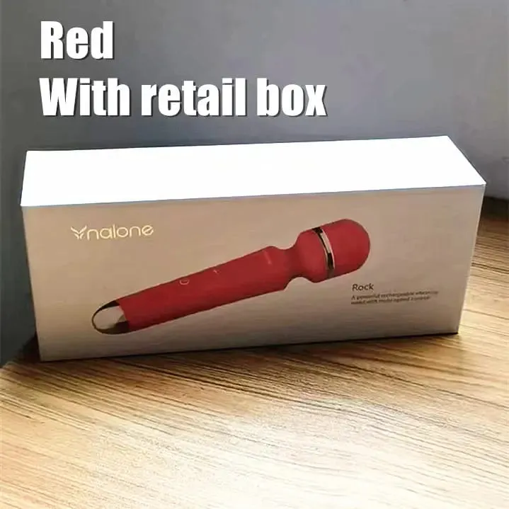Nalone Rock Powerful Clitoris Vibrator USB Recharge Magic Wand AV Vibrator Massager Sexual Product Erotic Sex Toys for Women — image 17