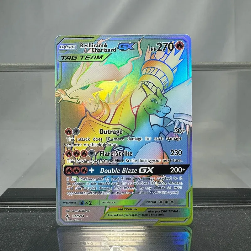 Charizard PTCG Single Collection Card 1st Edition 1996 Vmax Ex Rare Rainbow Card PKM Proxy Cards Toys Gifts — image 13