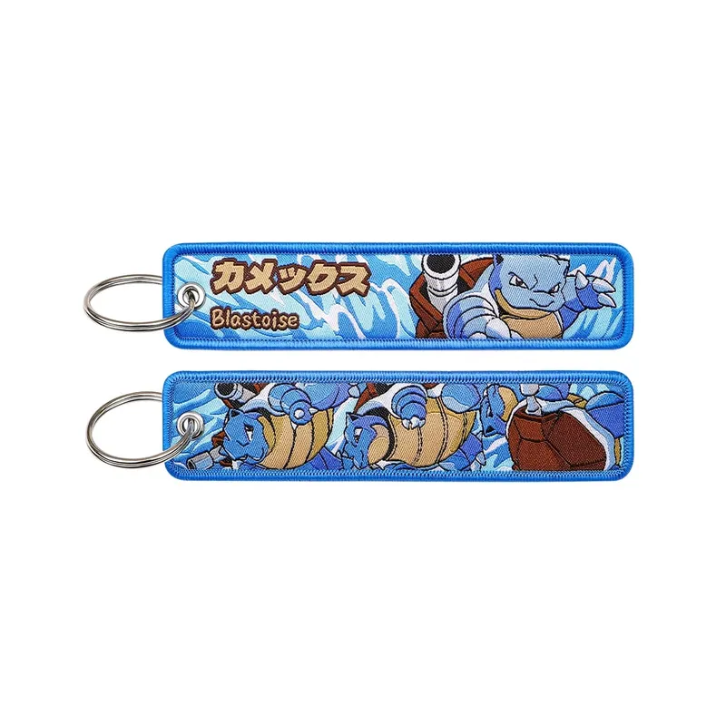 Japanese Anime Elf Monsters Keychain for Cars Backpack Key Holders Embroidery Keyrings Key Tag Jet Tag Accessories Gifts 1pcs — image 34