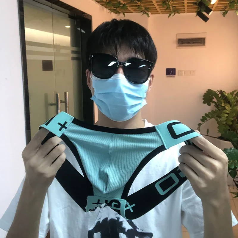 Men's Panties Jockstrap Men Underwear Gay Thong Man Briefs Bikini Underpants Slip Sexy Cotton Pouch Cuecas Thongs Homme G String