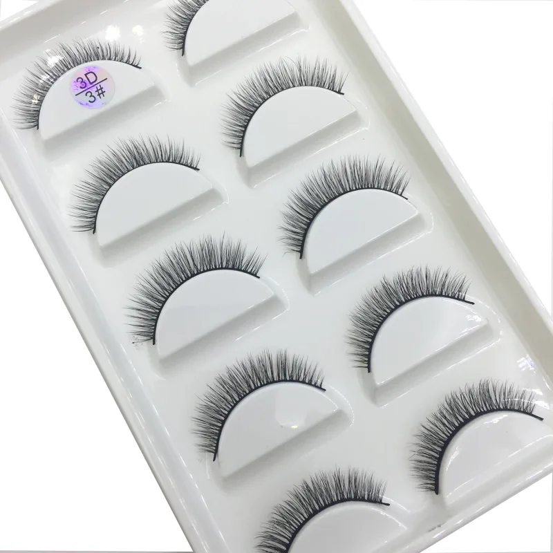 15 Style 5 Pairs 3D Eyelashes Natural False Eye Lashes Thick Faux Mink Lashes Soft Fake Eyelash Wispy Makeup Cilios — image 3