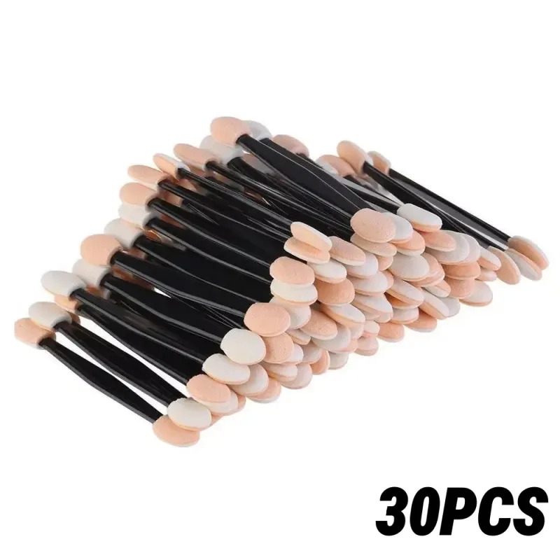 30/50pcs 대량 스폰지 아이 섀도우 브러쉬의 양면 아이 섀도우 애플리케이터 일회용 미니 메이크업 브러쉬 네일 파우더 브러쉬 — image 8