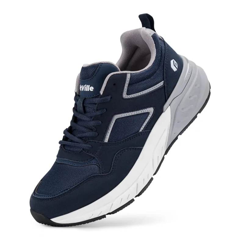 FitVille Wide Design Sneakers Men Shoes Sport Mesh Trainers Lightweight Baskets Femme Running Shoes Outdoor Athletic Shoes Men