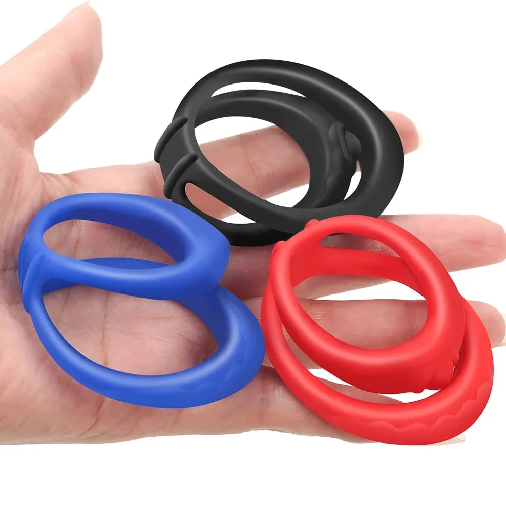 No Vibrator Silicone Extended Penis Sleeve Delay Ejaculation Dildo Anal Plug Sex Toys For Men 18 Adult Women Couple Sex Products — image 4