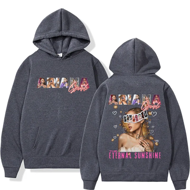 Ariana Grande Eternal Sunshine Tour 2026 Pullovers Men Women Clothing Fashion Aesthetic Sweatshirt Comfort Casual Fleece Hoodies