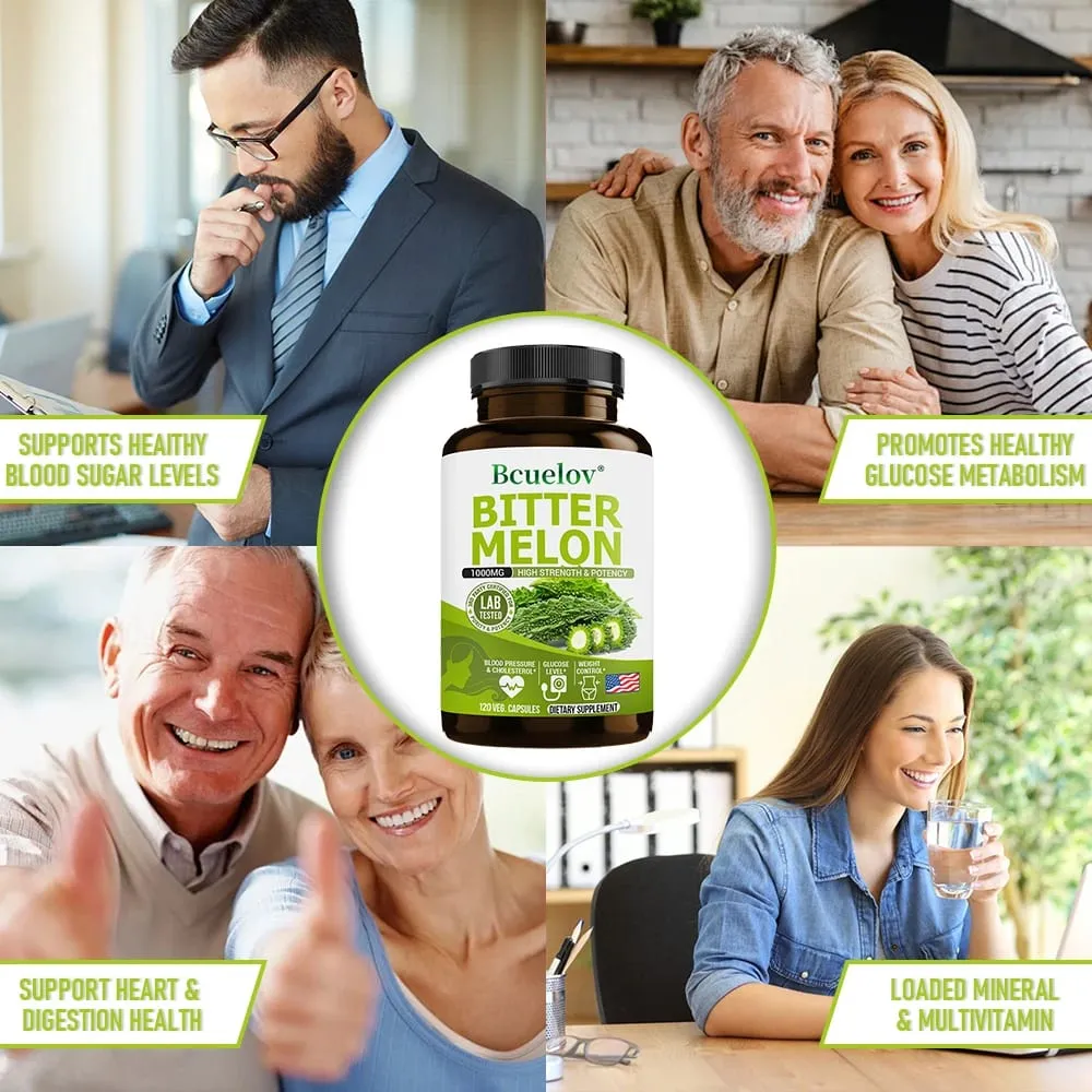 Bitter Melon Extract Supplements May Support Blood Pressure Blood Sugar Balance Immune System Health Weight Management