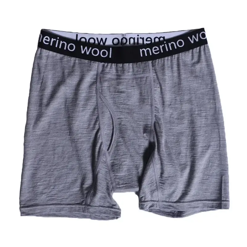 Mens Merino Wool Boxer Brief Merino Wool Boxer Briefs Underwear Light Soft Moisture Wicking Breathable Sports Underpants — image 8