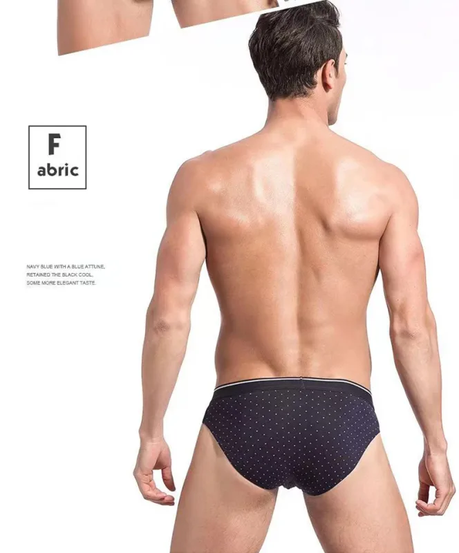 4Pcs/lot Cotton Briefs Men's Sexy Underwear Comfortable Underpants Breathable Panties Solid Shorts Male Lingerie Free Shipping — image 21