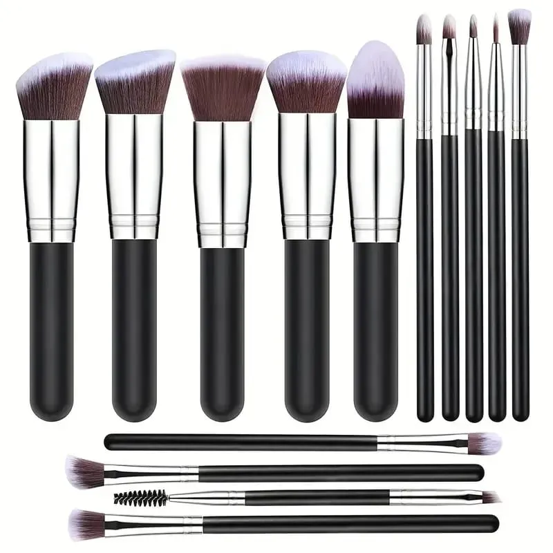 14-16PCS Professional Makeup Brushes Set Premium Makeup Kit Synthetic Hair Foundation Power Eyeshadows Blending Beauty Tools — image 11
